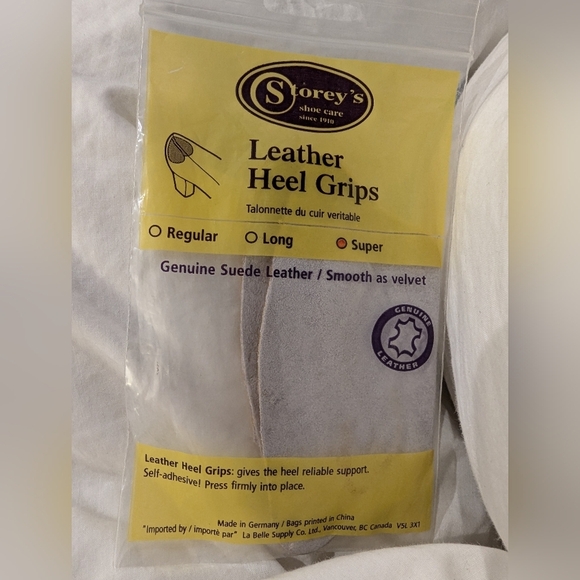 High Heel comfort bundle Dr Scholl's Gel insoles & Two leather suede Heel grips - Picture 11 of 13